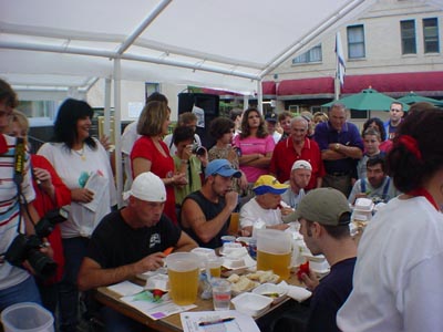 Scene from the West Virginia Italian Heritage Festival